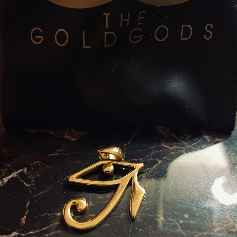Eye of Horus 18k PVD Pendant